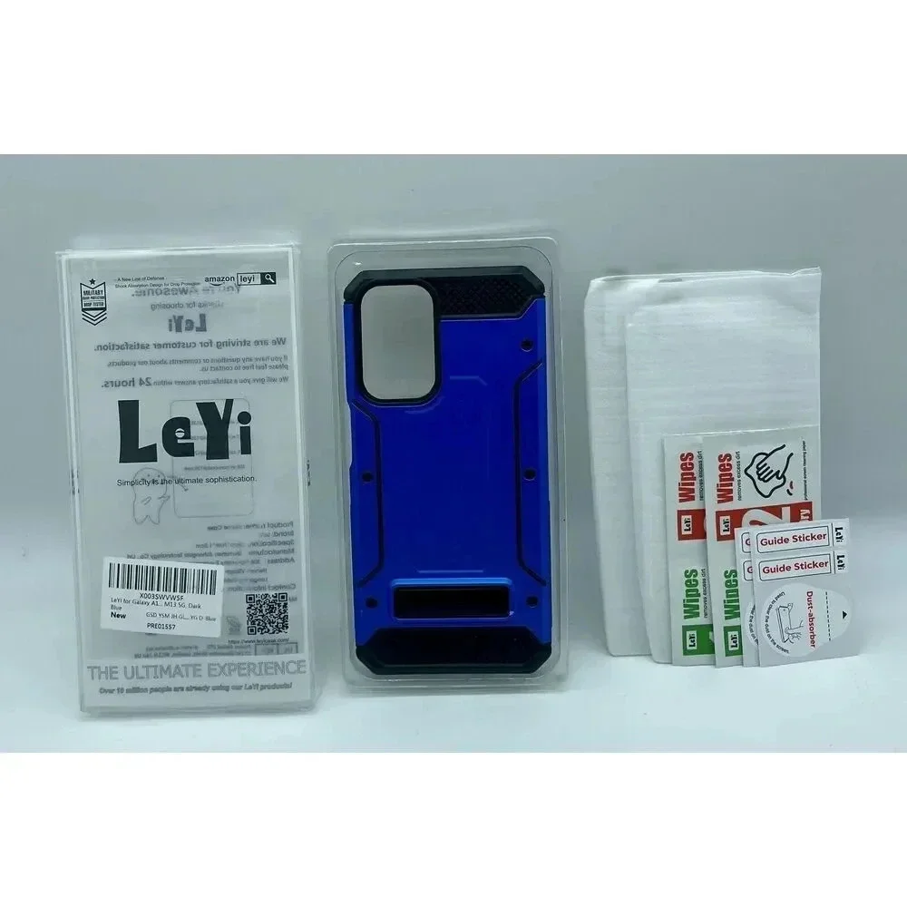 LeYi Kickstand Case for Samsung Galaxy A23 5G A13 5G With 2 Screen Protectors
